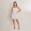 VESTIDO CORTO CREMA