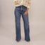 JEAN WIDE LEG CON ABERTURA LATERAL